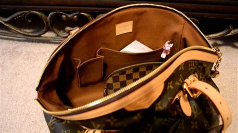 inside of a louis vuitton bag